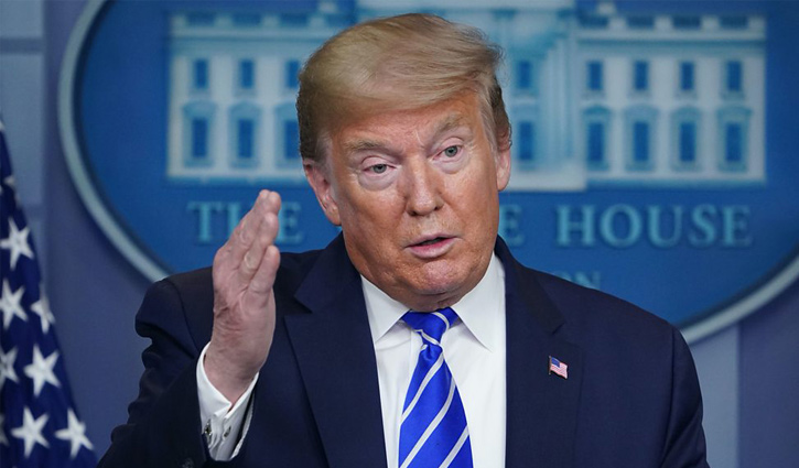 করোনা চিকিৎসায় ট্রাম্পের উদ্ভট পরামর্শ