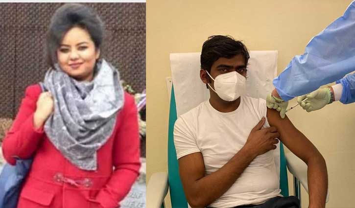 ইতালিতে করোনার টিকা নিলেন দুই বাংলাদেশি ইতালিতে করোনার টিকা নিলেন দুই বাংলাদেশি
