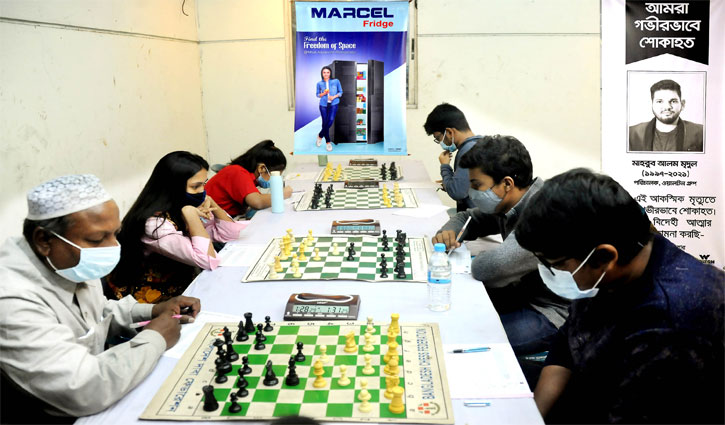 আট রাউন্ড শেষে মার্সেল দ্বিতীয় বিভাগ দাবার শীর্ষে শাহানূর খান স্মৃতি সংসদ আট রাউন্ড শেষে মার্সেল দ্বিতীয় বিভাগ দাবার শীর্ষে শাহানূর খান স্মৃতি সংসদ