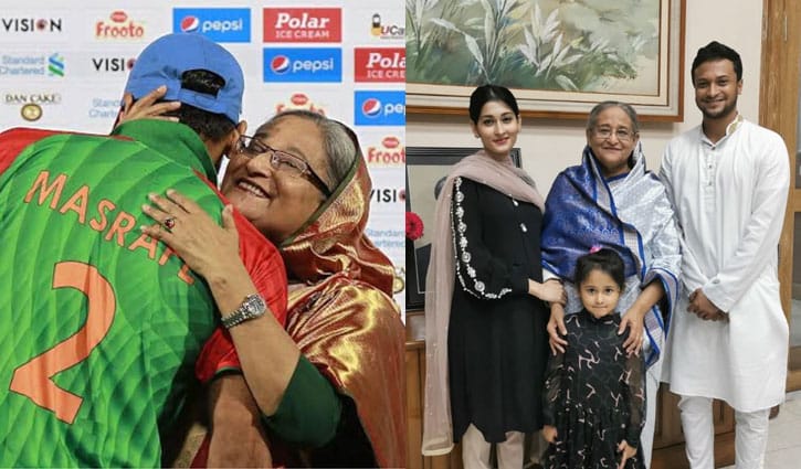 প্রধানমন্ত্রীকে জন্মদিনের শুভেচ্ছা মাশরাফি-সাকিবের প্রধানমন্ত্রীকে জন্মদিনের শুভেচ্ছা মাশরাফি-সাকিবের