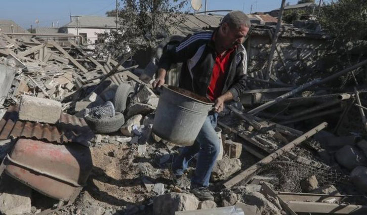 নাগরনো-কারাবাখ : যুদ্ধবিরতি কার্যকরের ৪ মিনিটের মাথায় ভঙ্গ