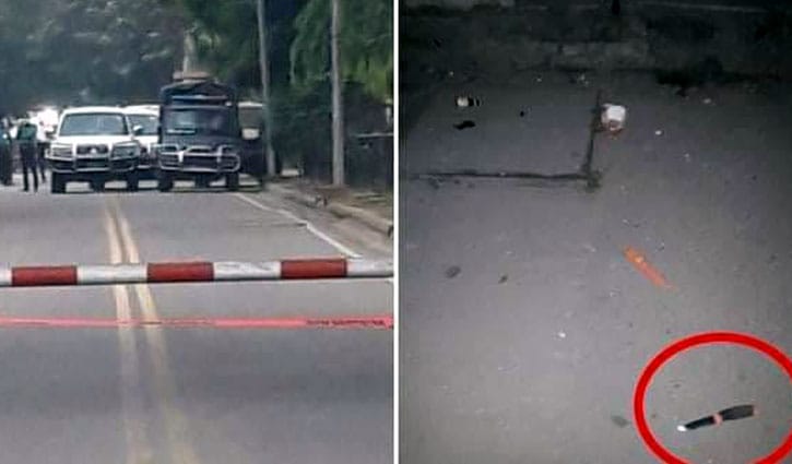 গুলশানে বোমাসদৃশ্য বস্তু উদ্ধার গুলশানে বোমাসদৃশ্য বস্তু উদ্ধার
