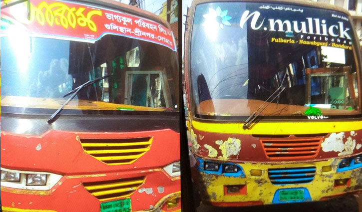 গুলিস্তানে দুই বাসের চাপায় নারী নিহত গুলিস্তানে দুই বাসের চাপায় নারী নিহত