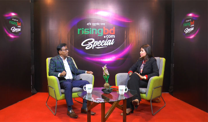 রাইজিংবিডির লাইভে ফ্লাগগার্ল নাজমুন নাহার রাইজিংবিডির লাইভে ফ্লাগগার্ল নাজমুন নাহার