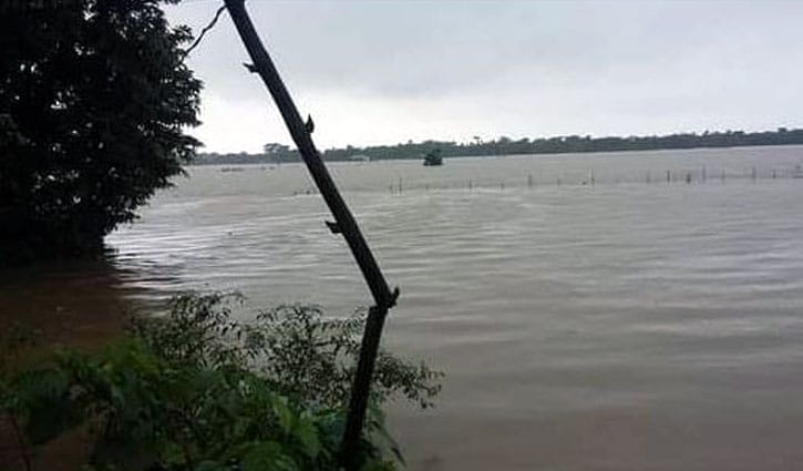 সিলেটের গোয়াইনঘাটে নিম্নাঞ্চল প্লাবিত সিলেটের গোয়াইনঘাটে নিম্নাঞ্চল প্লাবিত