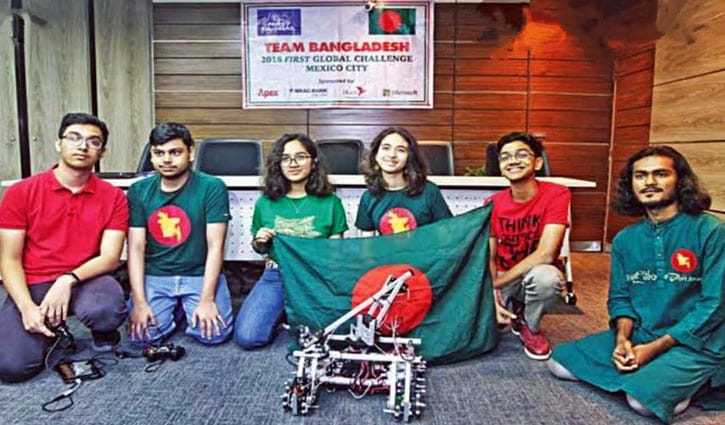 আন্তর্জাতিক রোবটিকস প্রতিযোগিতায় চ্যাম্পিয়ন বাংলাদেশ