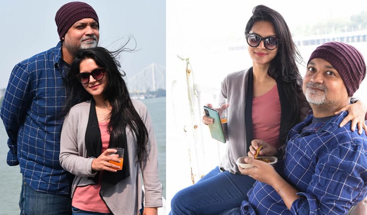 গঙ্গাতীরে সৃজিত-মিথিলার রোমান্স গঙ্গাতীরে সৃজিত-মিথিলার রোমান্স