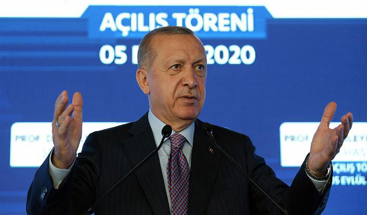 গ্রিসকে বেদনাদায়ক অভিজ্ঞতার হুমকি দিলেন এরদোগান