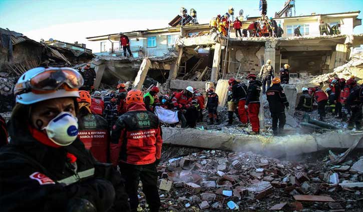 তুরস্কে ভূমিকম্পে নিহত ৭৬