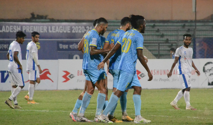 বারিধারাকে হারিয়ে শীর্ষ দুইয়ে আবাহনী বারিধারাকে হারিয়ে শীর্ষ দুইয়ে আবাহনী