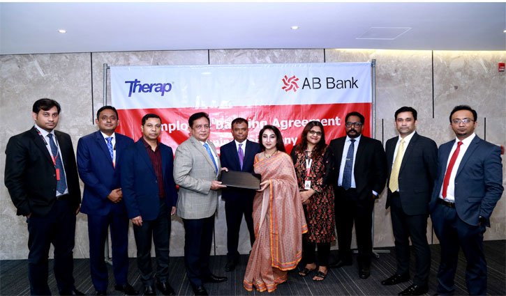 এবি ব্যাংক লিমিটেড ও থেরাপ বিডির মধ্যে সমঝোতা চুক্তি এবি ব্যাংক লিমিটেড ও থেরাপ বিডির মধ্যে সমঝোতা চুক্তি