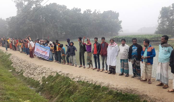 ব্রাহ্মণবাড়িয়ায় রাস্তার জন্য মানববন্ধন ব্রাহ্মণবাড়িয়ায় রাস্তার জন্য মানববন্ধন