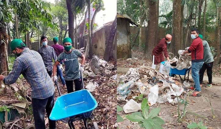 ‘যত্রতত্র ময়লা না ফেলি, সুন্দর বাংলাদেশ গড়ি’ ‘যত্রতত্র ময়লা না ফেলি, সুন্দর বাংলাদেশ গড়ি’