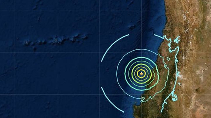 চিলিতে ৬.৮ মাত্রার ভূমিকম্প
