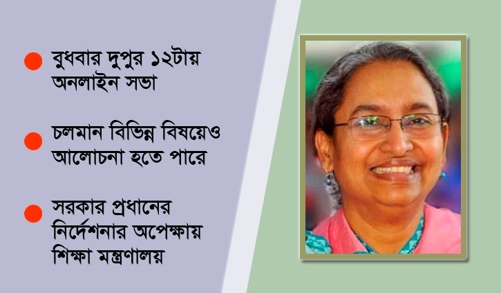 কী থাকছে শিক্ষামন্ত্রীর সঙ্গে সাংবাদিকদের অনলাইন বৈঠকে কী থাকছে শিক্ষামন্ত্রীর সঙ্গে সাংবাদিকদের অনলাইন বৈঠকে