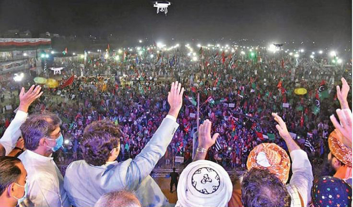 Mass rally calls for Imran Khan’s resignation Mass rally calls for Imran Khan’s resignation