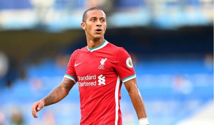 Liverpool star Thiago tests coronavirus positive Liverpool star Thiago tests coronavirus positive