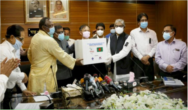 Taiwan provides medical items to Bangladesh through Walton