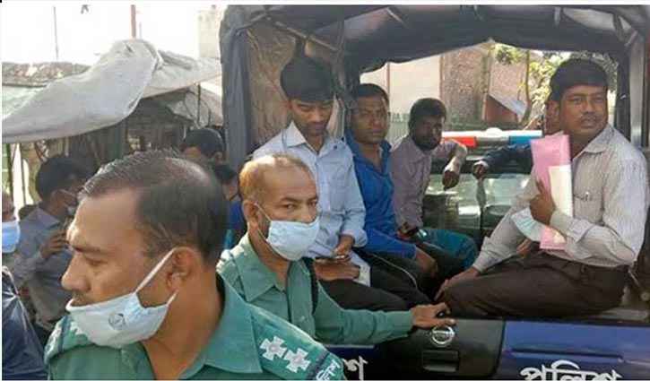 50 held for not wearing masks in Khulna 50 held for not wearing masks in Khulna