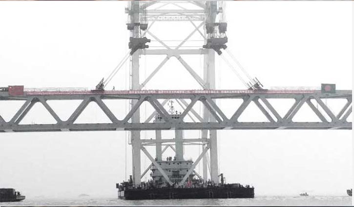 Full structure of Padma Bridge becomes visible