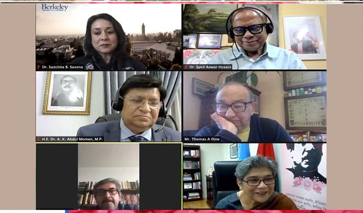 Webinar on Bangabandhu`s foreign policy held Webinar on Bangabandhu`s foreign policy held