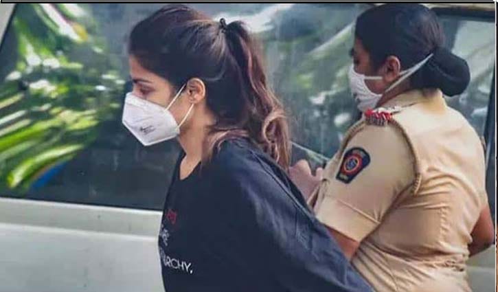 Actor Rhea Chakraborty sent to jail Actor Rhea Chakraborty sent to jail
