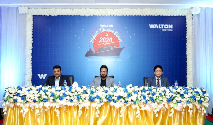Walton TV records 10 times higher export in 2020 amidst pandemic Walton TV records 10 times higher export in 2020 amidst pandemic