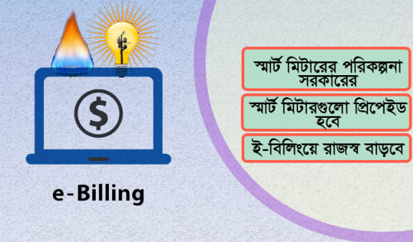 পরিকল্পনাতেই আটকে আছে গ‌্যাস-বিদ‌্যুতে ‘ই-বিলিং সিস্টেম’   