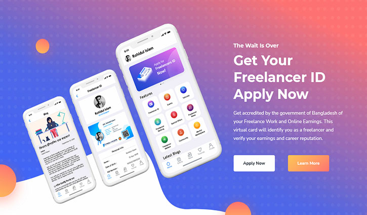 যেভাবে পাবেন ফ্রিল্যান্সার আইডি কার্ড