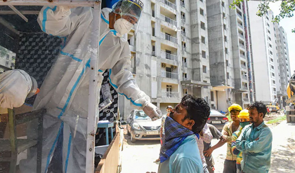 বিশ্বে একদিনে আক্রান্তের রেকর্ড ভারতের