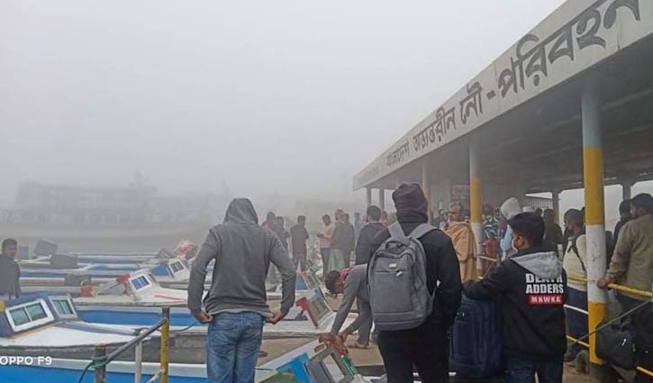 বাংলাবাজার-শিমুলিয়া নৌরুটে যান চলাচল বন্ধ বাংলাবাজার-শিমুলিয়া নৌরুটে যান চলাচল বন্ধ