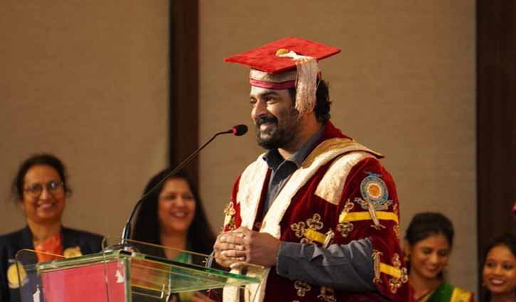 সম্মানসূচক ডি লিট পেলেন মাধবন