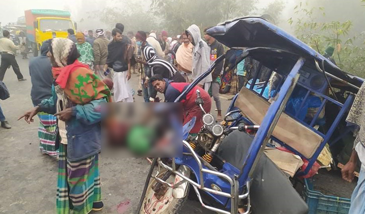 মানিকগঞ্জে বাসচাপায় নিহত ১, আহত ১৭ মানিকগঞ্জে বাসচাপায় নিহত ১, আহত ১৭