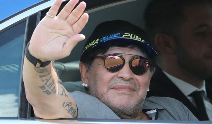 ময়নাতদন্ত করতে মর্গে ম্যারাডোনার মৃতদেহ