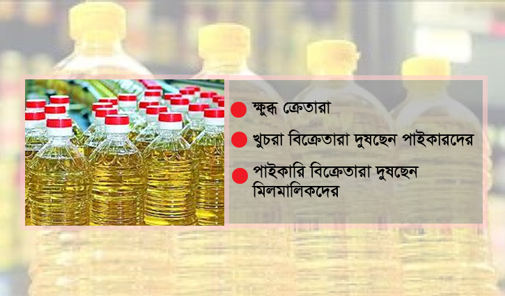 ভোজ্য তেলে তেলেসমাতি, থামাবে কে ভোজ্য তেলে তেলেসমাতি, থামাবে কে