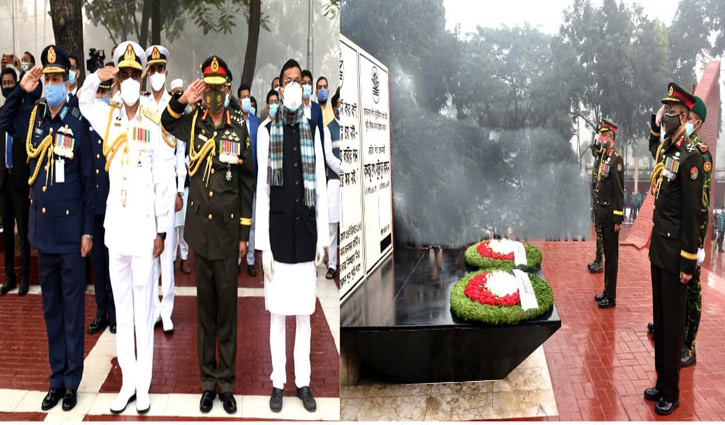 বুদ্ধিজীবী স্মৃতিসৌধে রাষ্ট্রপতি-প্রধানমন্ত্রীর শ্রদ্ধা বুদ্ধিজীবী স্মৃতিসৌধে রাষ্ট্রপতি-প্রধানমন্ত্রীর শ্রদ্ধা