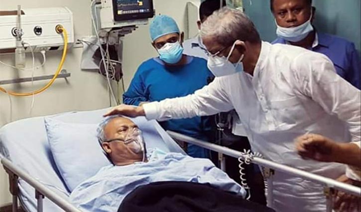 রিজভীর শারীরিক অবস্থার উন্নতি রিজভীর শারীরিক অবস্থার উন্নতি