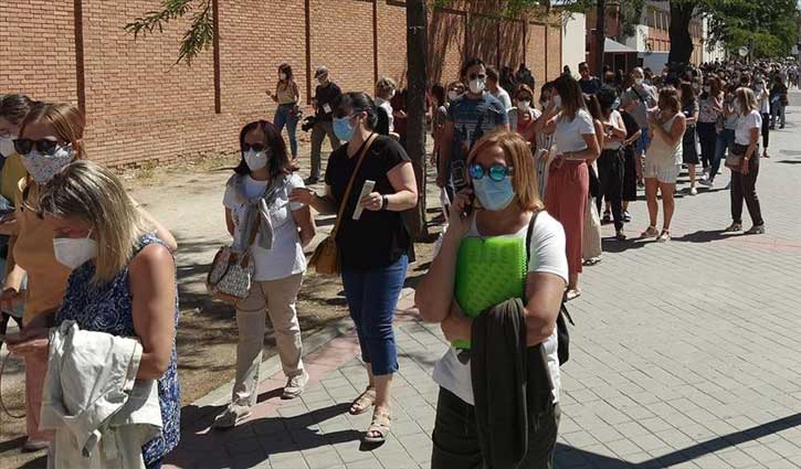 স্পেনে করোনায় একদিনে আক্রান্তের রেকর্ড