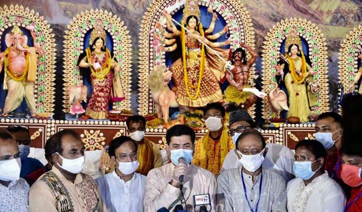 ডিএসসিসি ঢাকেশ্বরী মন্দিরের উন্নয়ন অংশীদার থাকবে: তাপস ডিএসসিসি ঢাকেশ্বরী মন্দিরের উন্নয়ন অংশীদার থাকবে: তাপস