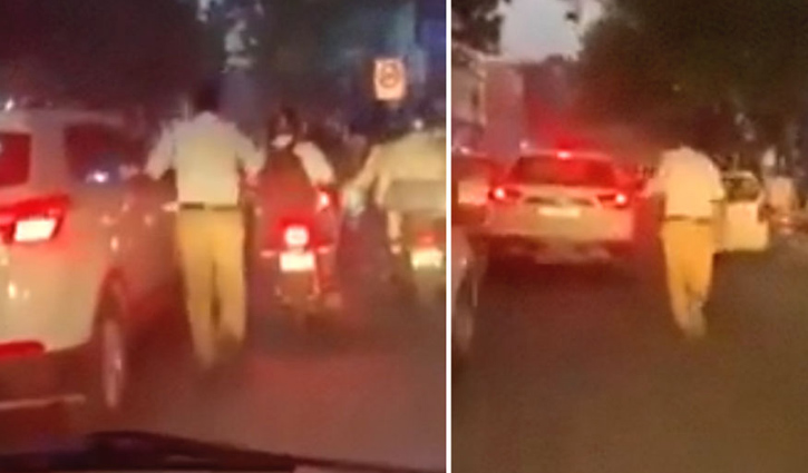 অ্যাম্বুলেন্সের রাস্তা ফাঁকা করতে ২ কিমি. দৌড়ালো ট্রাফিক পুলিশ অ্যাম্বুলেন্সের রাস্তা ফাঁকা করতে ২ কিমি. দৌড়ালো ট্রাফিক পুলিশ