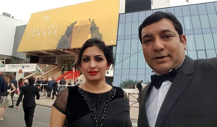 Bipasha draws cover of Tauquir’s book  