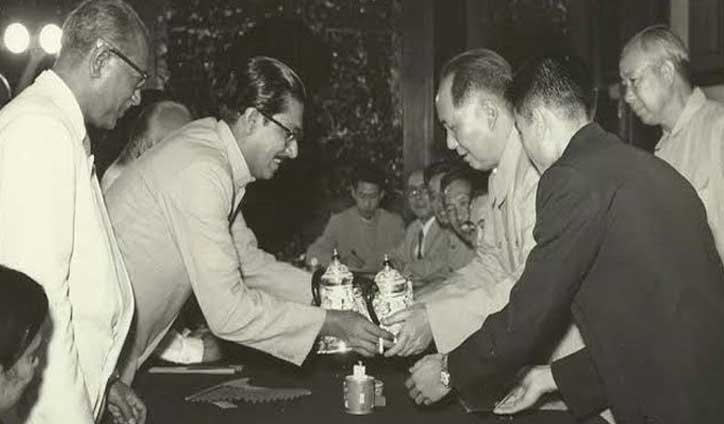 বঙ্গবন্ধুর চীন সফর ও বাংলা ভাষায় বক্তৃতা