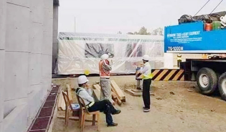 Metro rail project’s first coach brought to Dhaka