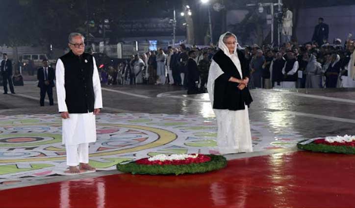 ভাষা শহীদদের রাষ্ট্রপতি-প্রধানমন্ত্রীর শ্রদ্ধা ভাষা শহীদদের রাষ্ট্রপতি-প্রধানমন্ত্রীর শ্রদ্ধা