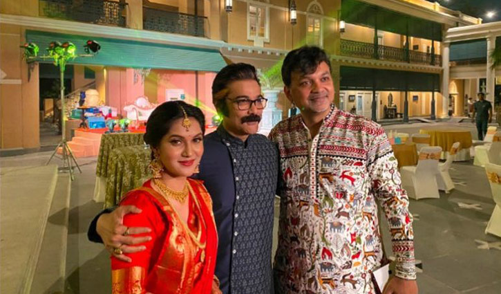 Stars attend reception party of Mithila, Srijit  