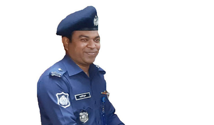 Aminul Haque getting IGP Award