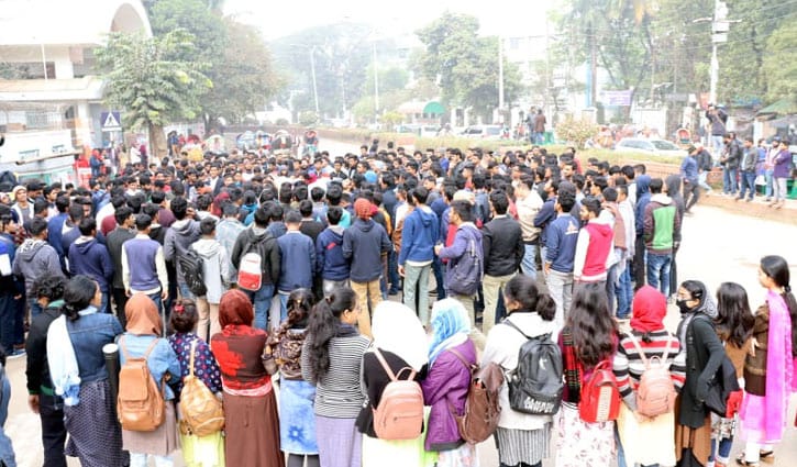 Protest continues on DU campus over rape of student