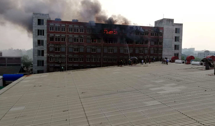 Gazipur apparel factory fire under control