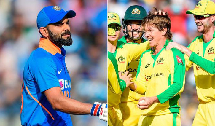 জামপার সামনে কোহলির কী হয়! জামপার সামনে কোহলির কী হয়!