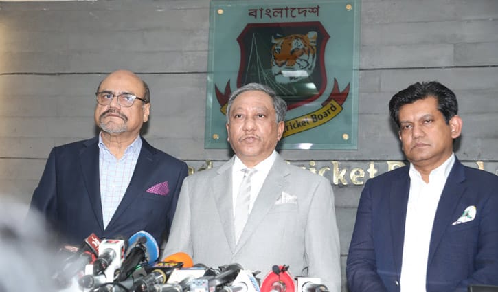 ক্রিকেট কূটনীতিতে হার, বিস্মিত বিসিবি সভাপতি! ক্রিকেট কূটনীতিতে হার, বিস্মিত বিসিবি সভাপতি!